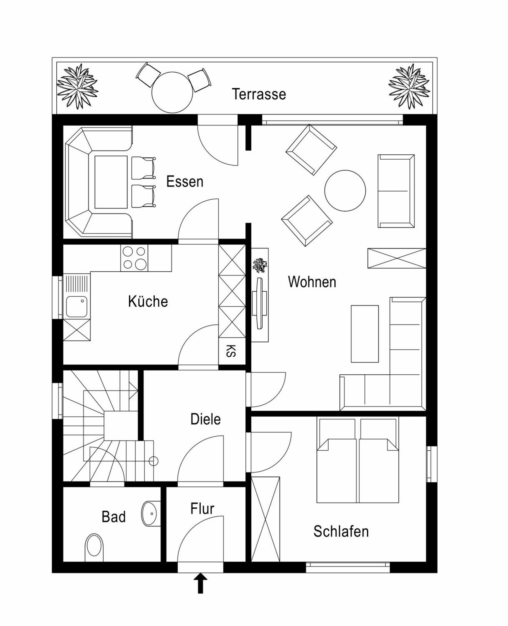 Tal-Residenz Haus Nr 5 Lägenhet Bad Salzuflen Exteriör bild